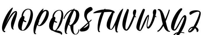 Carily Font UPPERCASE