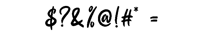 CarlhesBrownyDemo Font OTHER CHARS