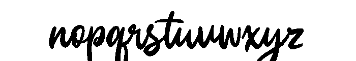 CarlhesBrownyDemo Font LOWERCASE