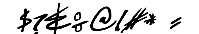 !Carlos Caffeinated Bold Italic Font OTHER CHARS