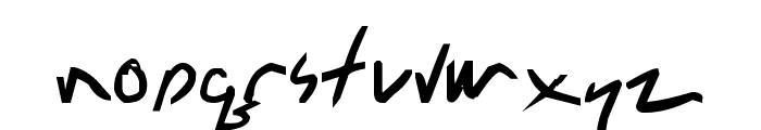 !Carlos Caffeinated Bold Font LOWERCASE