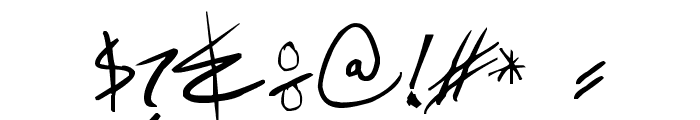 !Carlos Caffeinated Font OTHER CHARS