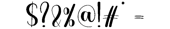 Carnation Font OTHER CHARS