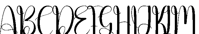 Carnation Font UPPERCASE