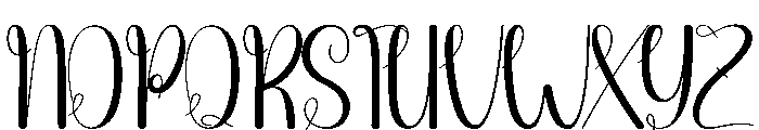Carnation Font UPPERCASE