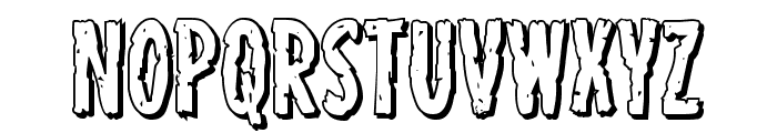 Carnival Corpse Shadow Font LOWERCASE