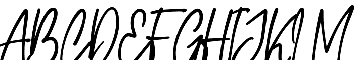 Carolina Signature Font UPPERCASE