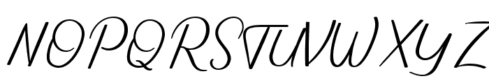 Carolisa Regular Font UPPERCASE