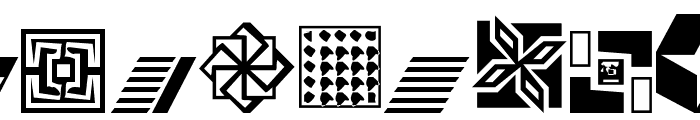 CarrDingbats1 Regular Font UPPERCASE