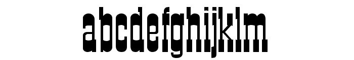 CartWright Font LOWERCASE