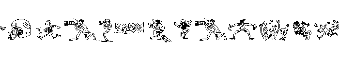 Cartoon 4 Sports Font UPPERCASE