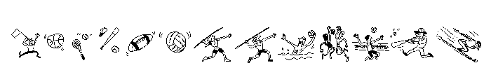 Cartoon 4 Sports Font UPPERCASE