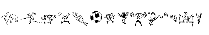 Cartoon 4 Sports Font LOWERCASE