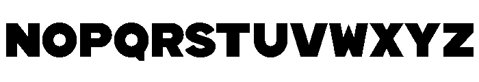 Cartoon Check Black Font UPPERCASE