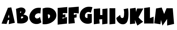 Cartoon Party Time Font LOWERCASE