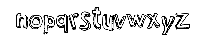 Cartoon Relief Font LOWERCASE