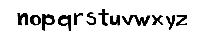 Cartoon Toy Italic Font LOWERCASE