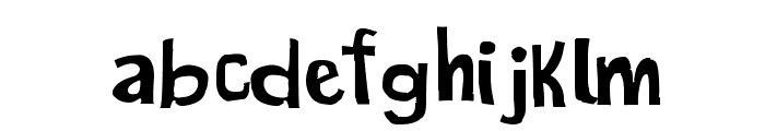 Cartoon Toy Font LOWERCASE