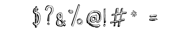 Cartoon  Tunes Font OTHER CHARS