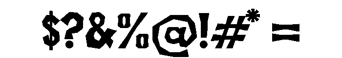 Cartoon in Adventure Regular Font OTHER CHARS
