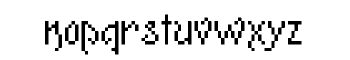 Cartridge Font LOWERCASE