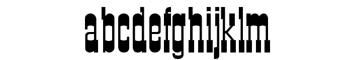 Cartwright Regular Font LOWERCASE
