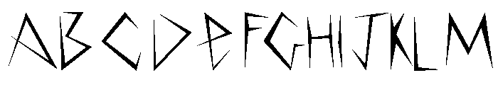 CarveItUp Font UPPERCASE