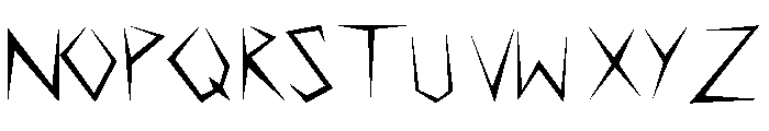CarveItUp Font UPPERCASE