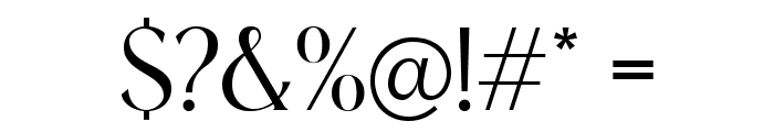 Casanova Serif Display Free Regular Font OTHER CHARS