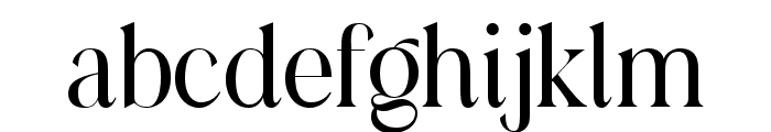 Casanova Serif Display Free Regular Font LOWERCASE