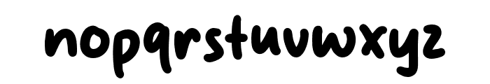Cashew Nut Font LOWERCASE