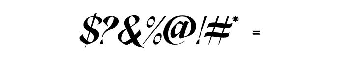 Cashmero Font OTHER CHARS