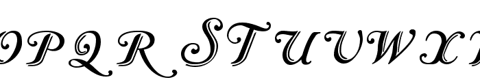 Caslon Calligraphic Initials Font UPPERCASE
