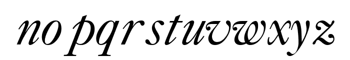 CaslonFiveSSK Italic Font LOWERCASE