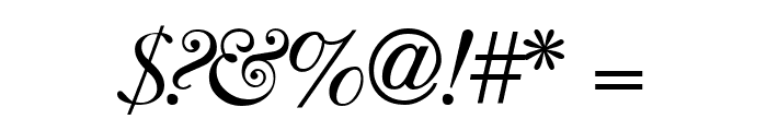 CaslonLightSSK Italic Font OTHER CHARS