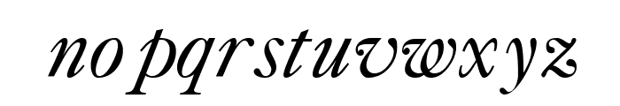 CaslonLightSSK Italic Font LOWERCASE