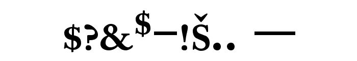 CaslonProSSK SemiBold Font OTHER CHARS