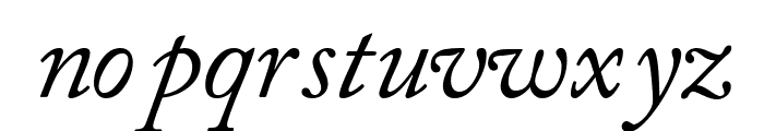 CaslonSSK Italic Font LOWERCASE