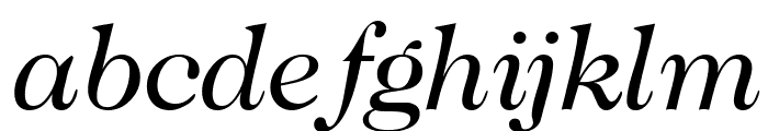 CaslonTwoSSK Italic Font LOWERCASE