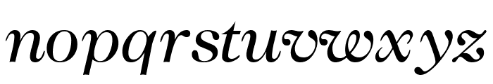 CaslonTwoSSK Italic Font LOWERCASE