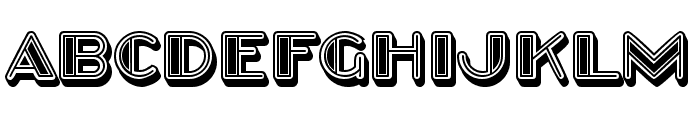 Cast Oblique Regular Font LOWERCASE