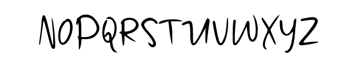 Castillo Signature Font UPPERCASE