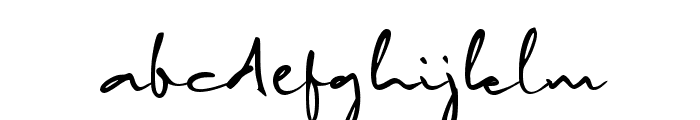 Castillo Signature Font LOWERCASE