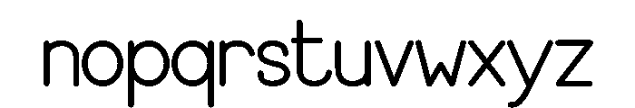 Castle Alphabet Font LOWERCASE