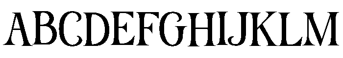 Castlevania Font UPPERCASE