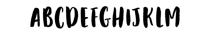 Casual Delight Font UPPERCASE