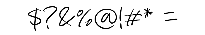 Casual Fashion Font OTHER CHARS