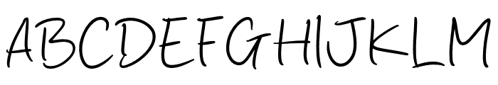Casual Fashion Font UPPERCASE