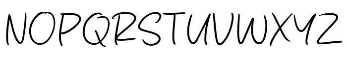 Casual Fashion Font UPPERCASE