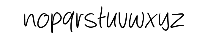 Casual Fashion Font LOWERCASE